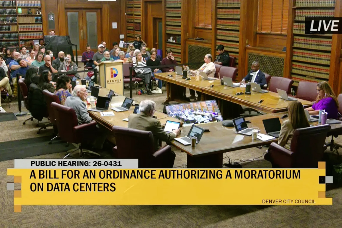 Public testimony on data centers in Colorado
