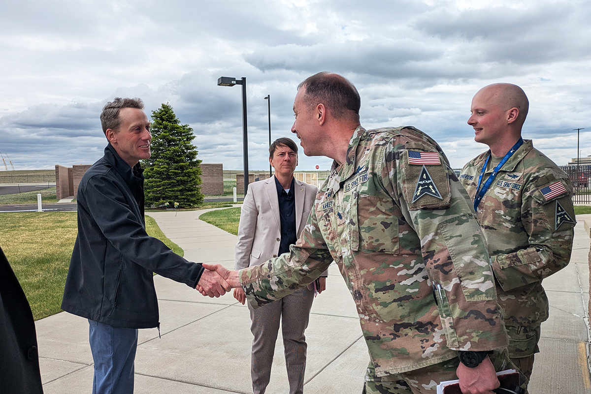 University of Denver Staff visit Buckley Space Force Base