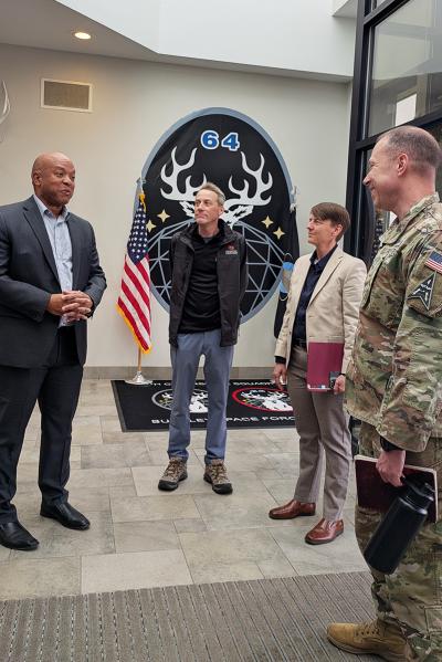 University of Denver Staff visit Buckley Space Force Base