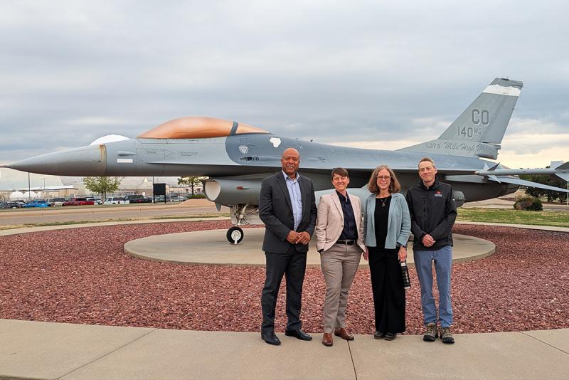 University of Denver Staff visit Buckley Space Force Base