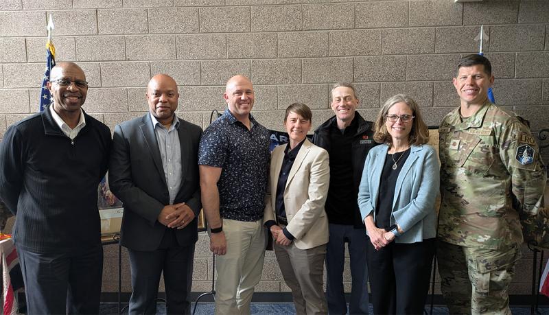 University of Denver Staff visit Buckley Space Force Base