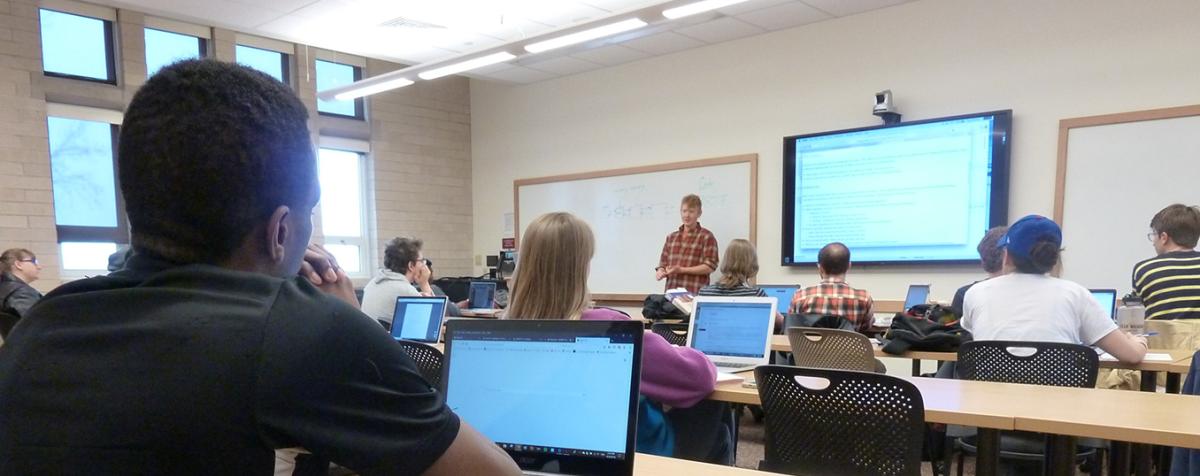 students in class