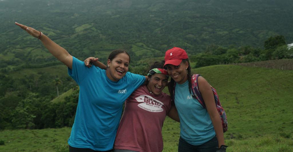 Oli Hassan and friends in the Dominican Republic